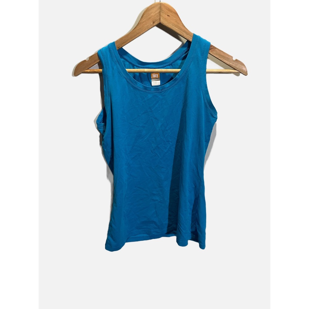 Lucy Tank Top Womens Small Blue LucyTech Performance Activewear Yoga Gym Workout